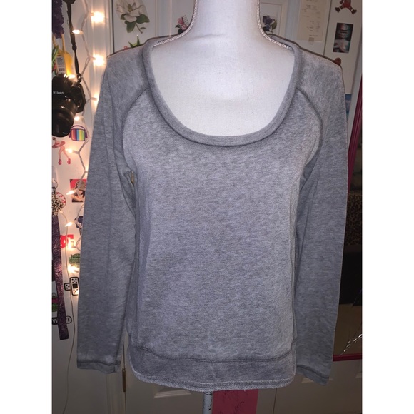 Women’s L4A Gray Long Sleeve Sweatshirt 👽 - Picture 3 of 6